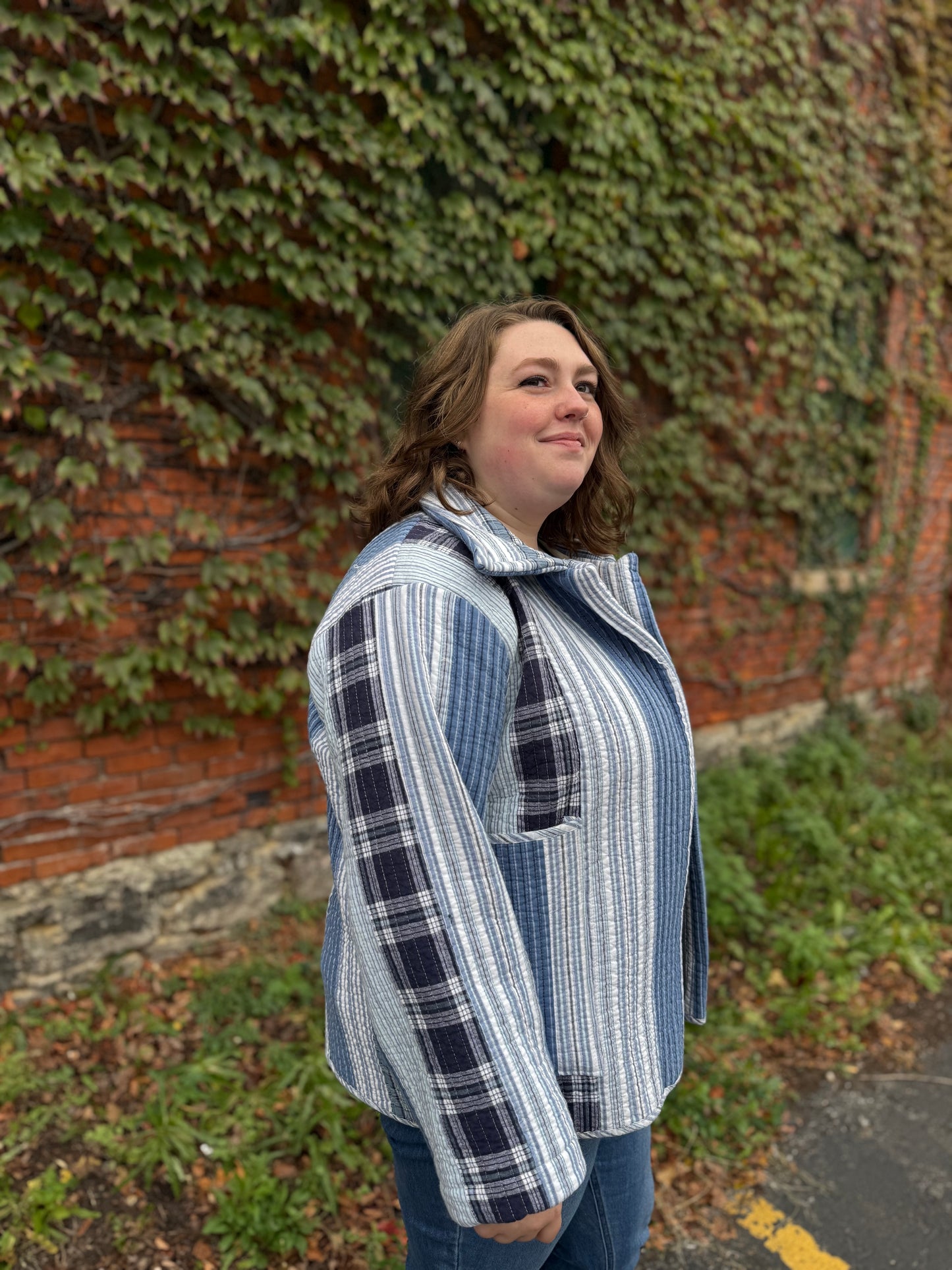 Selah Eden No.1 — 
Indigo Quilt Jacket- Size XXL