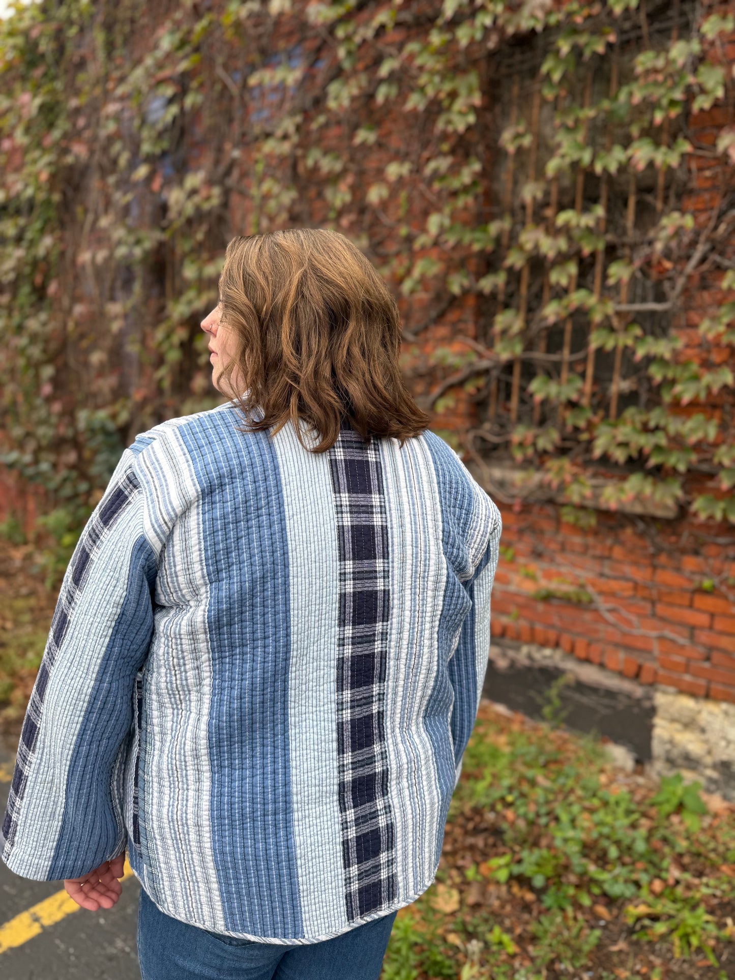 Selah Eden No.1 — 
Indigo Quilt Jacket- Size XXL
